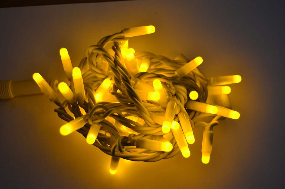 String Plus 12m 180 leds amarillo cable amarillo [Clase de eficiencia energética A++]