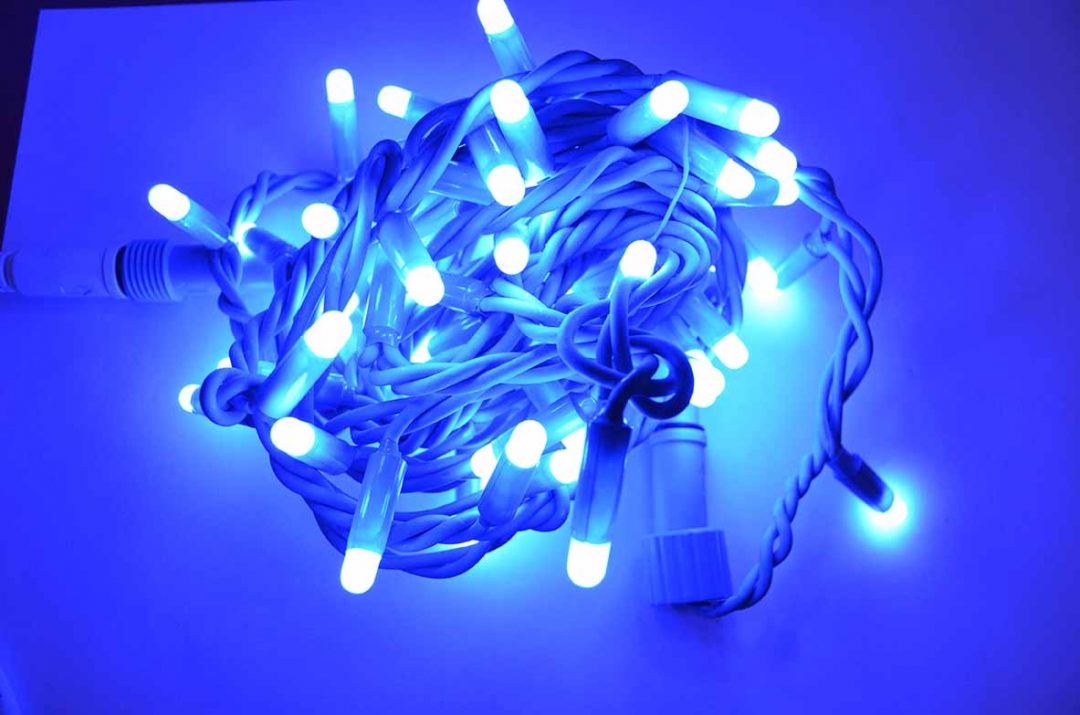 String plus 12m 180 leds azul cable azul [Clase de eficiencia energética A++]