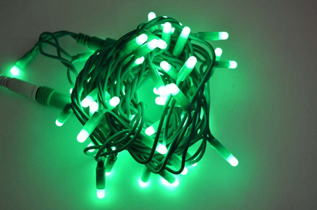 String Plus 12m 180 leds verde cable verde claro [Clase de eficiencia energética A++]