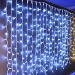 Screenlight flashing 2×1,5m 300leds blanco cable blanco [Clase de eficiencia energética A++]